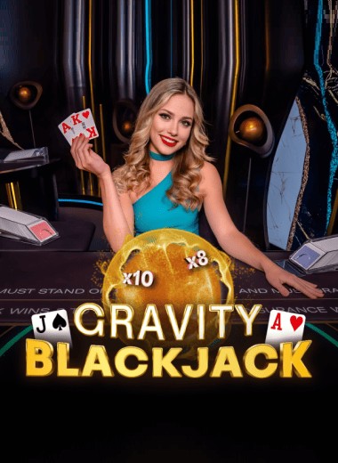 Gravity Blackjack logo – Live Shows by ICONIC21 at Lemon Casino