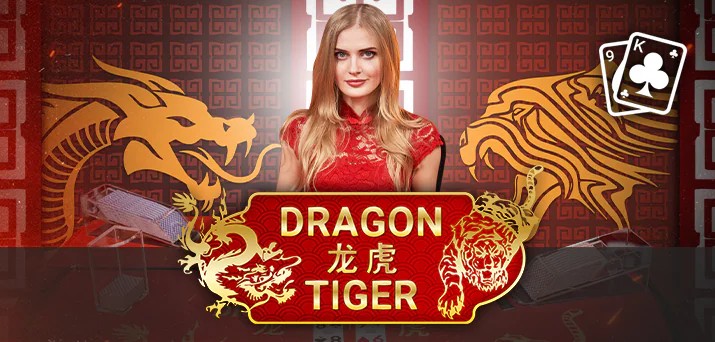 Dragon Tiger slot logo by Pragmatic Play at Lemon Casino