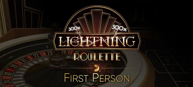 First Person Lightning Roulette casino game by Evolution – featured logo at Lemon Casino